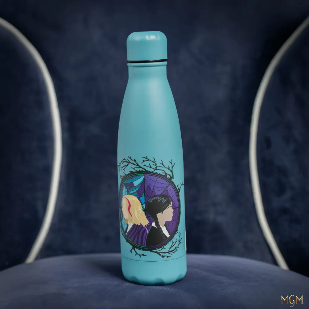 Wednesday and Enid Shielded Water Bottle
