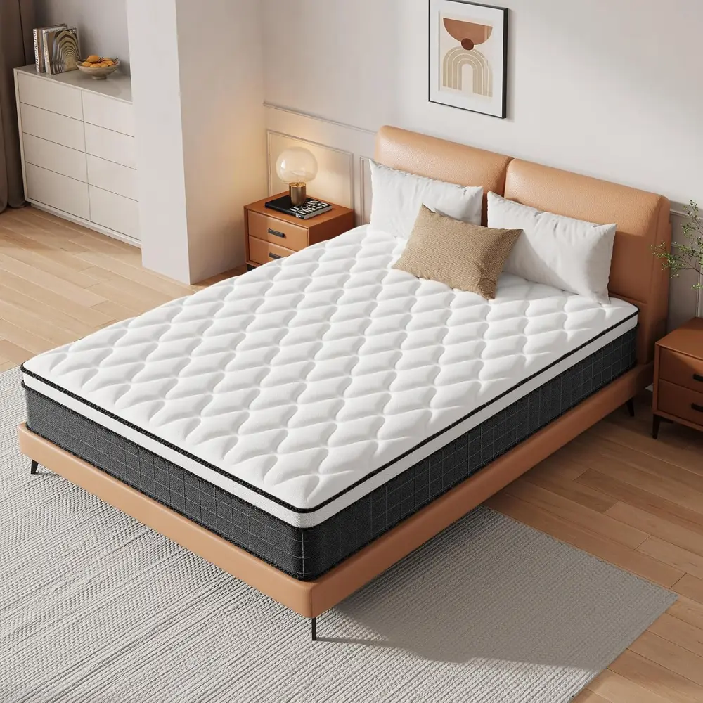 10/12 Inch Fiberglass-Free Hybrid Mattress Box
