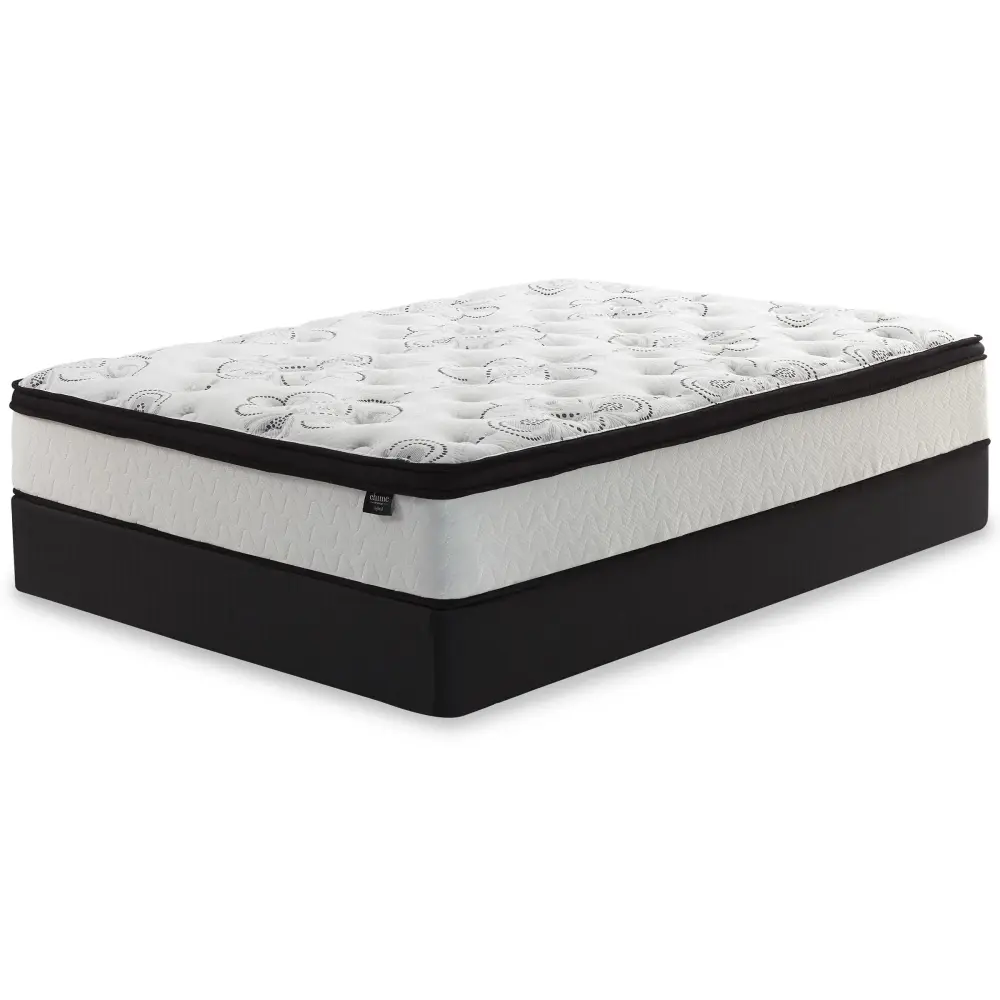 Diamond Modern Furniture Exclusive Design Chime 12 Inch Hybrid M697M1 California King Mattress and Foundation Set