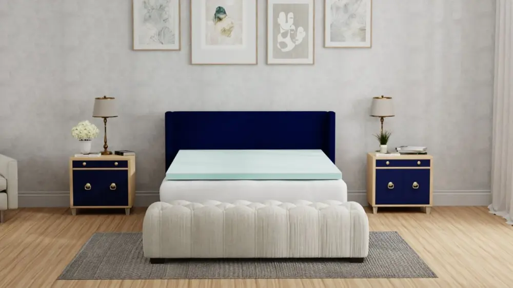 3" Gel Plush Memory Foam Air-cooled Mattress Topper