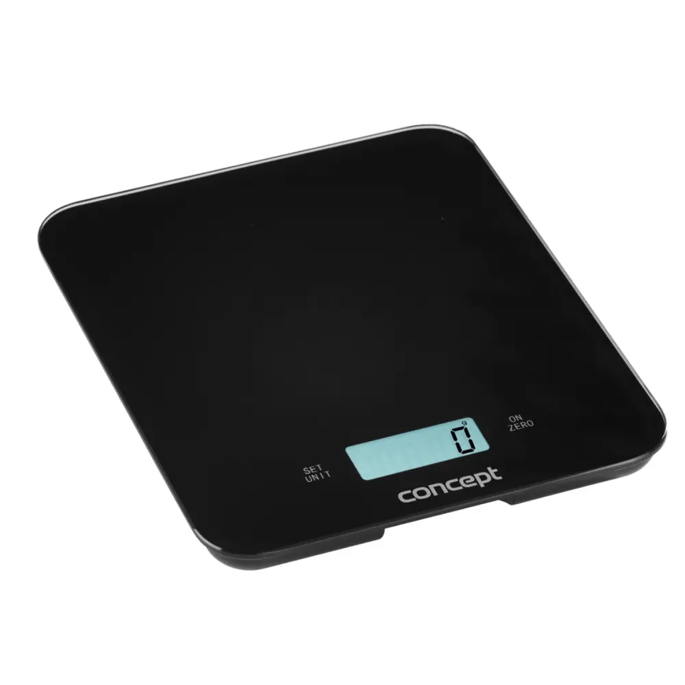 CONCEPT VK5712 Kitchen Scale Digital LCD Weigh Clock Timer Self-operating Durable g / kg / oz / lb