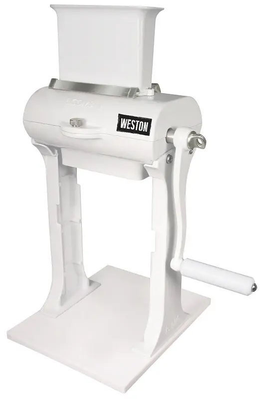 Weston 07-4101-W Hand-powered Meat Cuber/Tenderizer, Aluminum