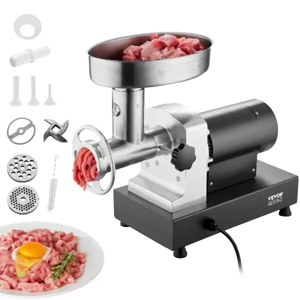 VEVOR Commercial Electric Meat Grinder 9 Lbs/Min Sausage Stuffer Maker Kitchen, SYTMDDJRJSYSM416UV1