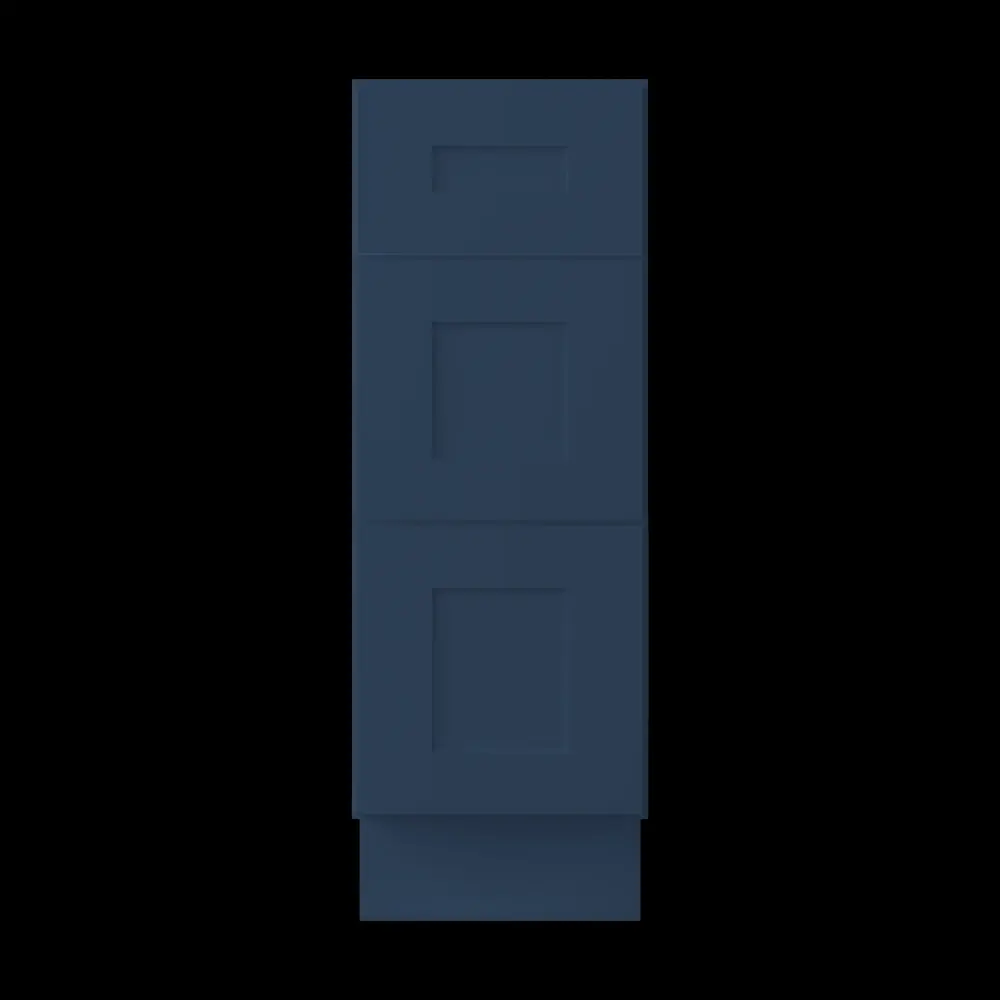 12 . W x 34.5 . H x 21 . D Vanity Drawer Base Cabinet VDB1221345 Danbury Sapphire LessCare