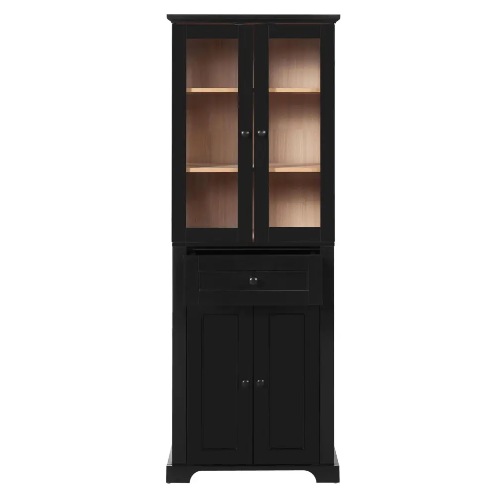 Bathroom Storage Cabinet, Modifiable Shelves & Drawer, Freestanding Tower