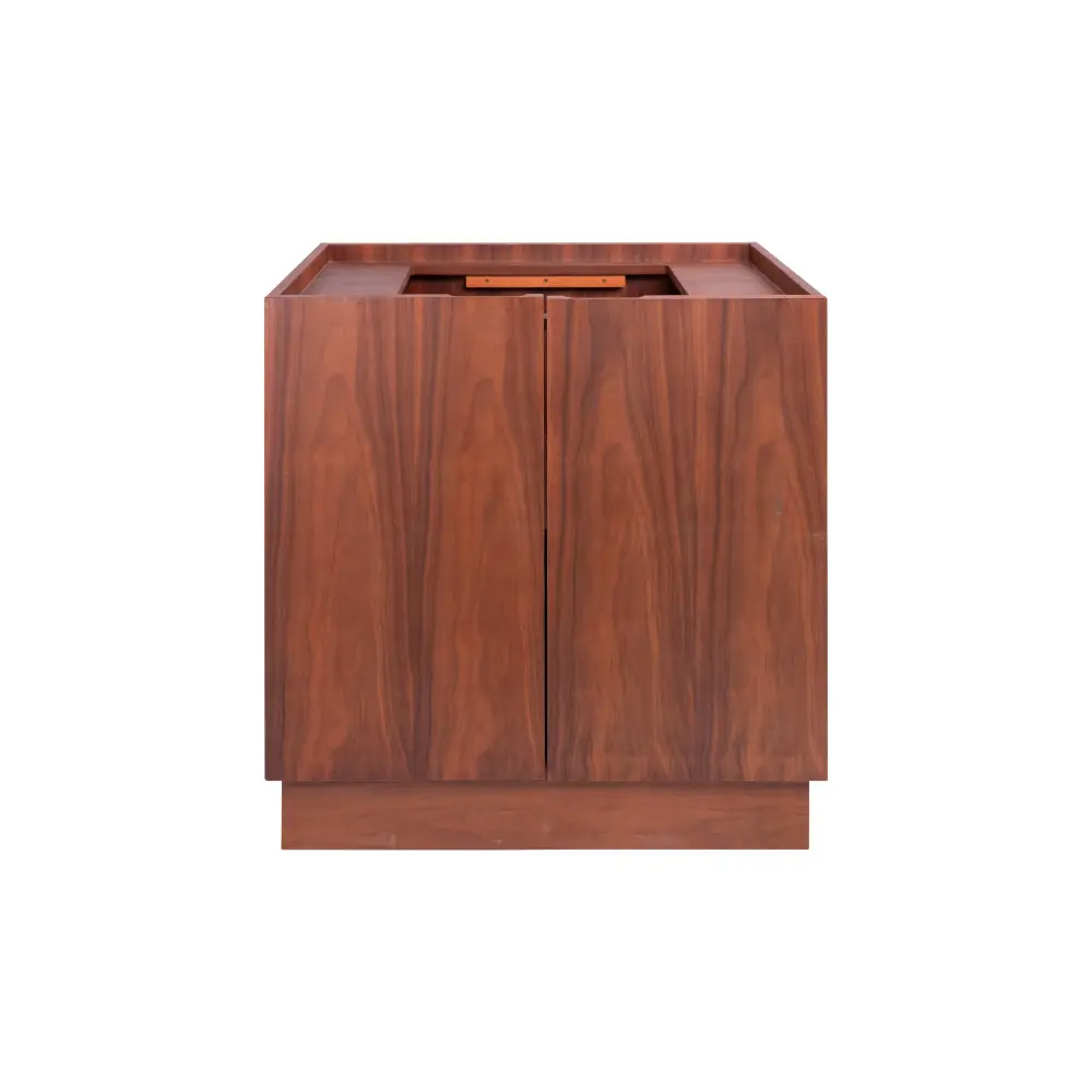 Hotel-Grade Luxury Mid-Century Bathroom Furniture Felix - Walnut - 84 cm