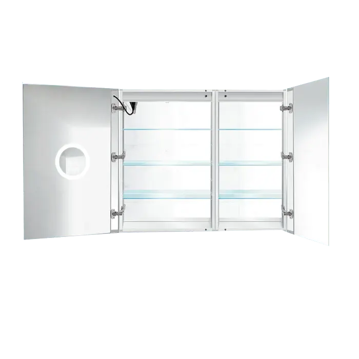 Krugg Svange 42″ X 36″ LED Bi-View Medicine Cabinet w/Dimmer & Defogger