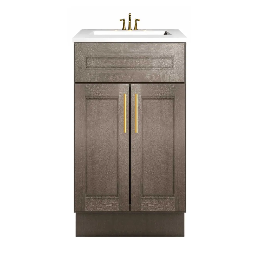 Vanity Sink Base Cabinet 24"W x 21"D x 34 1/2"H Milan Slate