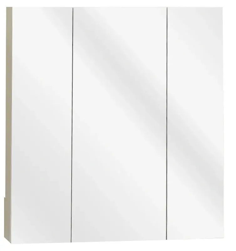 Zenith M24 Medicine Cabinet, 24 OAW, 4-1/2 OAD, 26-1/4 OAH, Wood, Pearl, 3-Shelf
