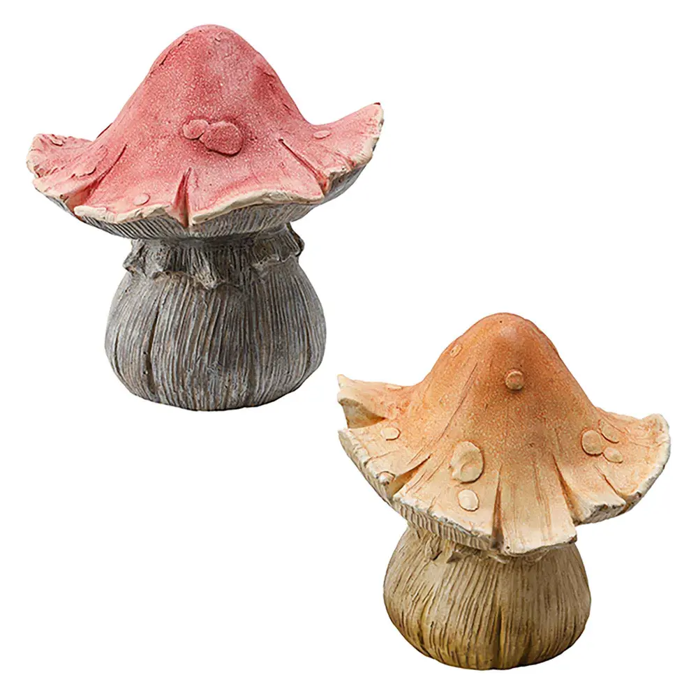 Mushroom Decoration Magnesia, 9.64'' (Choice between 2 Colors)