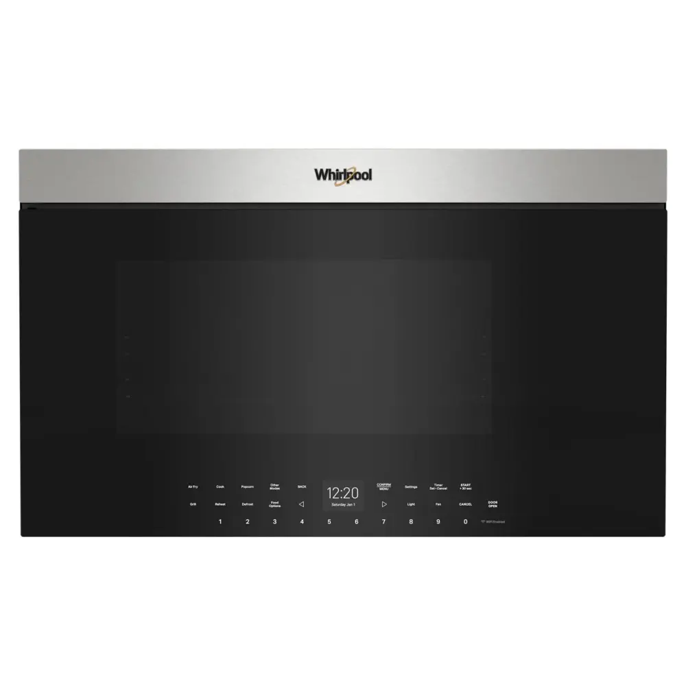 Whirlpool 30-inch, 1.1 cu. ft. Over--Range Microwave Oven Air Fry Technology WMMF7330RZ