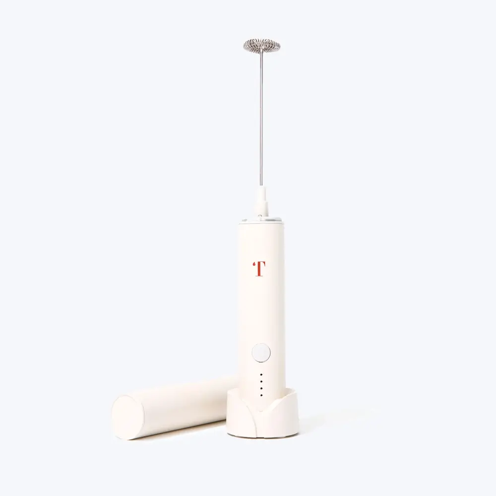 Milk Frother, Cream 2 Filters