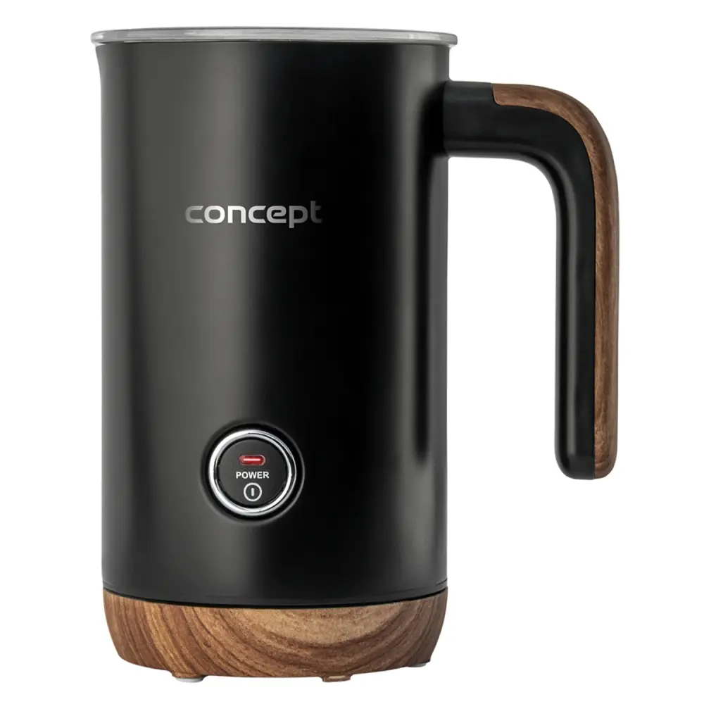 Programmable Concept Nordic NM4101 Milk Frother 500W Midnight Latte Cappuccino Frappe Hot Chocolate 3 Modes Stainless Steel