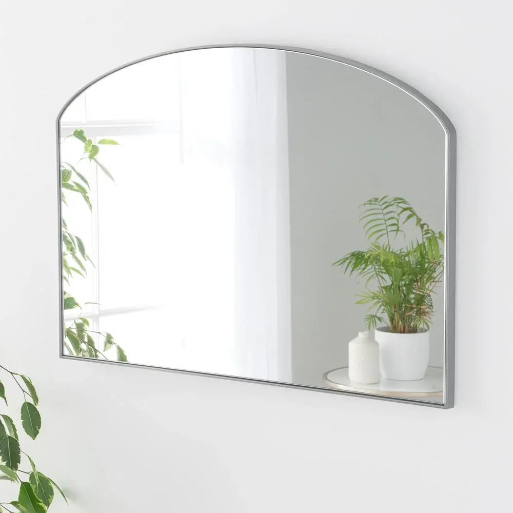 Carla Mini Mantle Mirror 71x49cm - Quicksilver