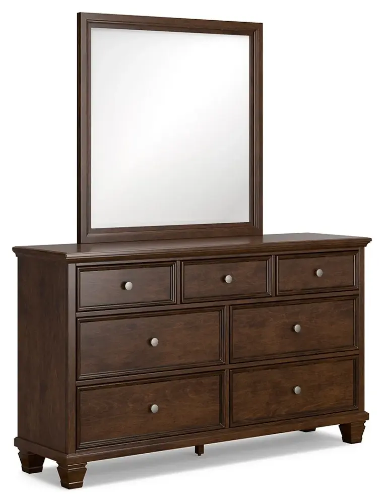 Danabrin - Dresser And Mirror - Taupe