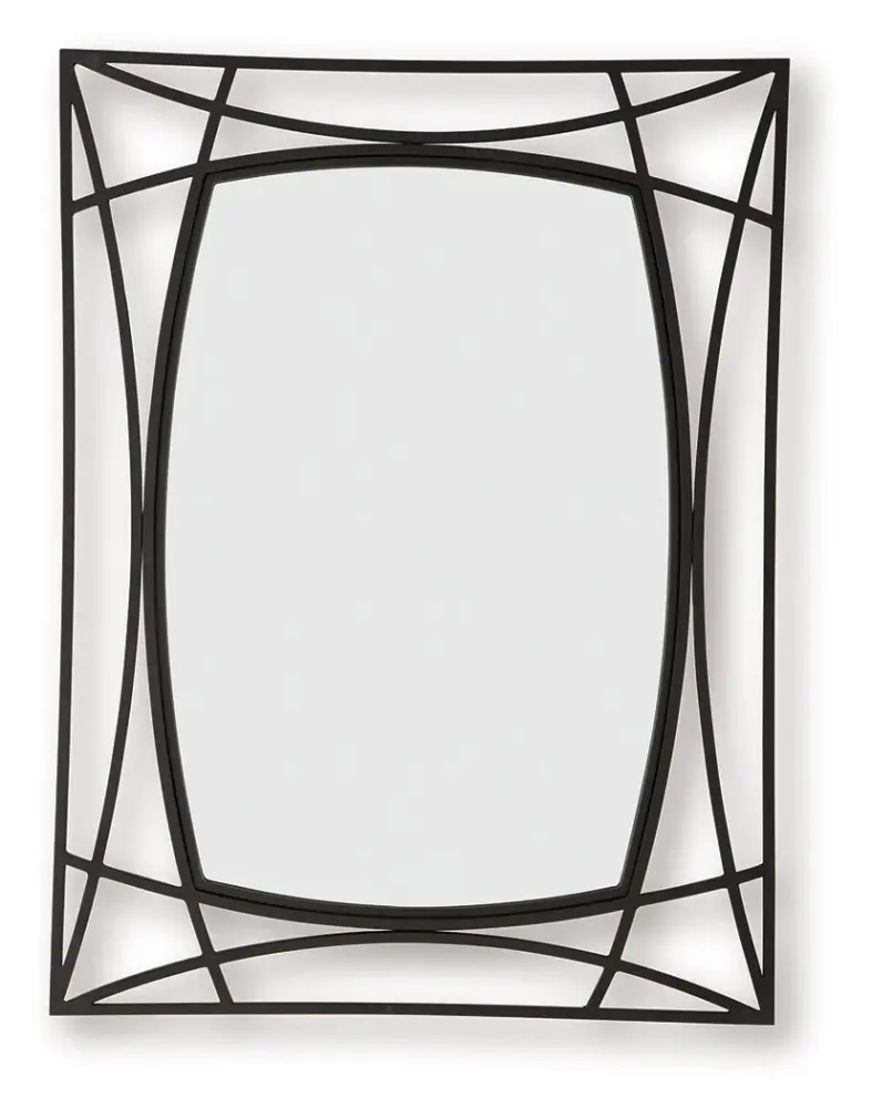 Freenville - Accent Mirror - Ebony | Easy Installation Included