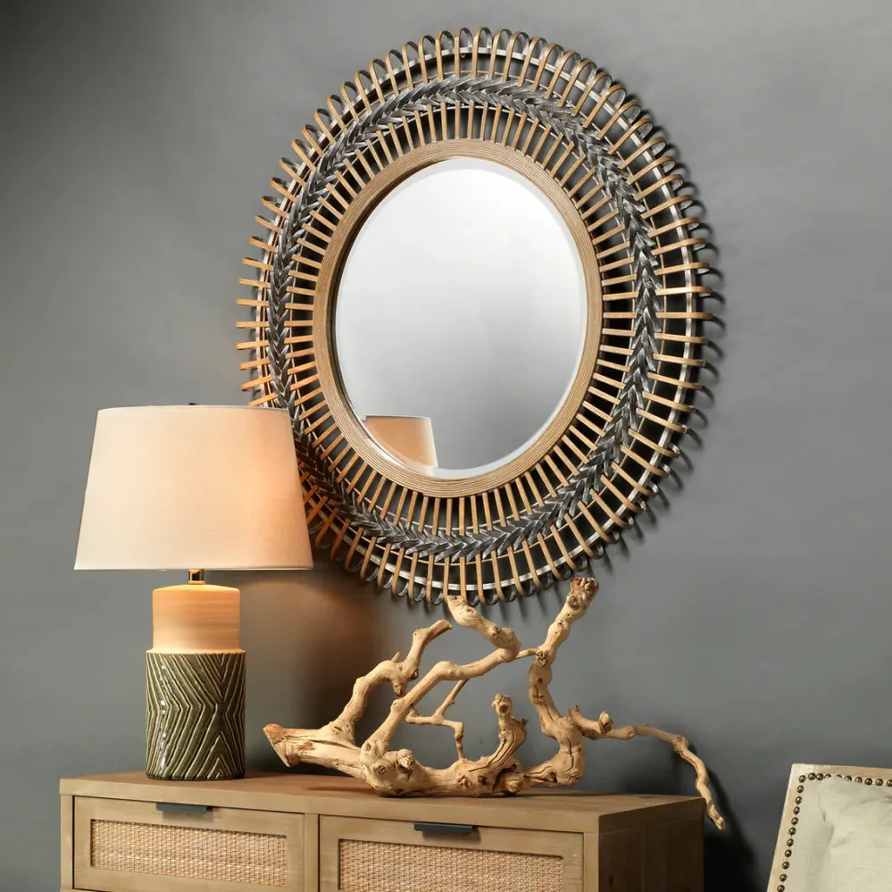 Grove Braided Mirror | Easy Installation Included
