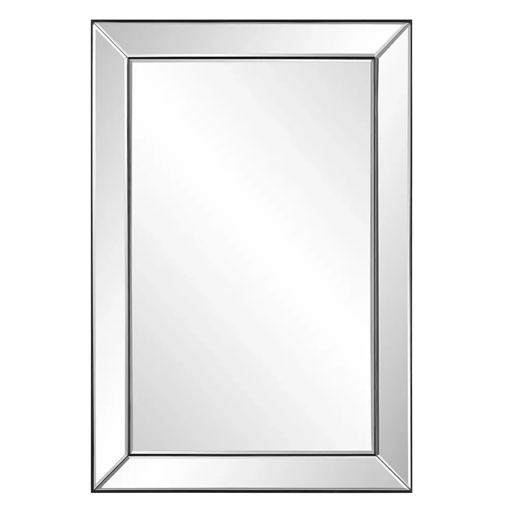 Hannah Rectangular Mirror - Charcoal Bronze