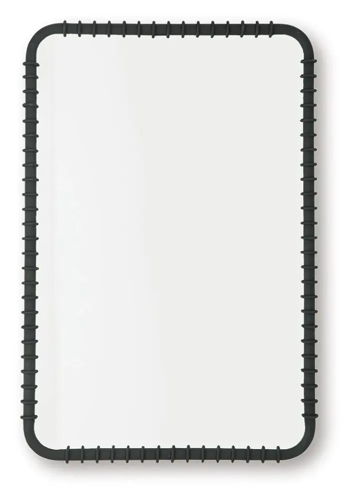 Judlow - Accent Mirror - Ebony 5-Year Frame Warranty