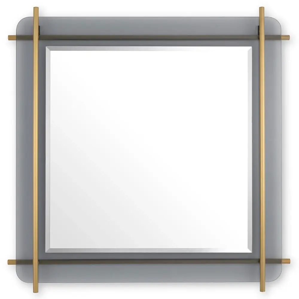 LED Vanity Quinn Mirror - Brushed Warm alloy Finish