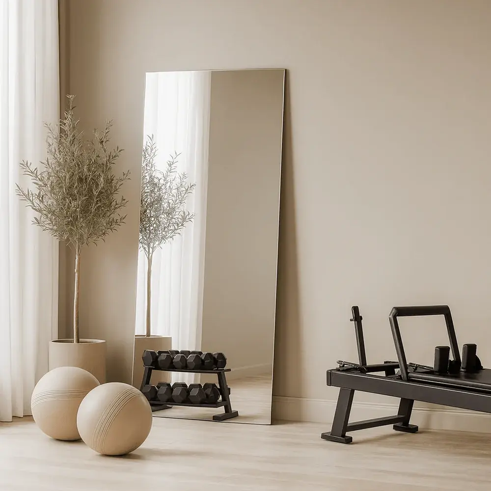 Minimal Complete Length Mirror 170x80cm - Silver