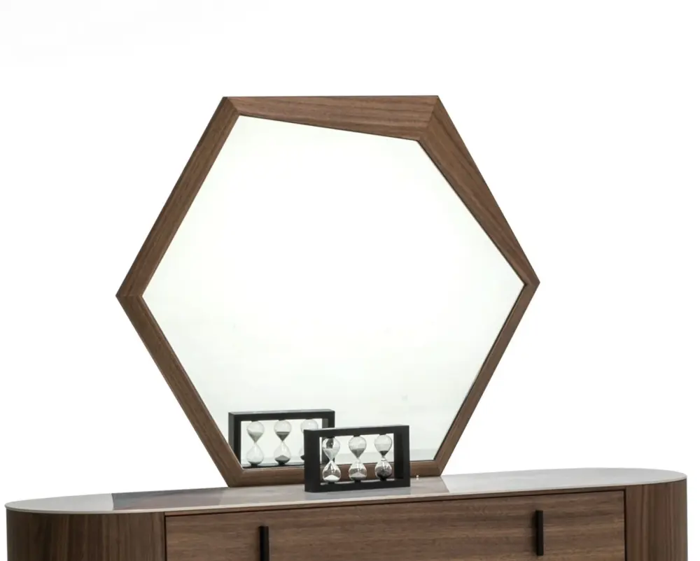 Modrest Chelton - Present-day Walnut Mirror