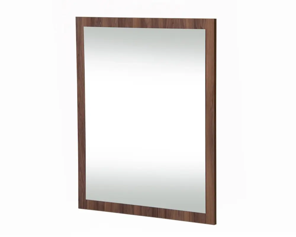 Nova Domus Asus - Italian Current Walnut Mirror