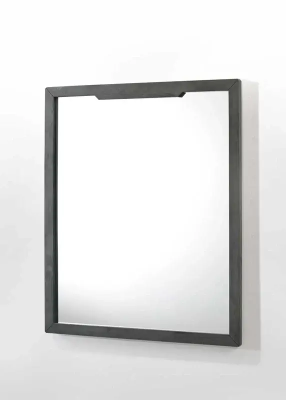 Nova Domus Soria Modern Grey Bathe Mirror | Easy Installation Included