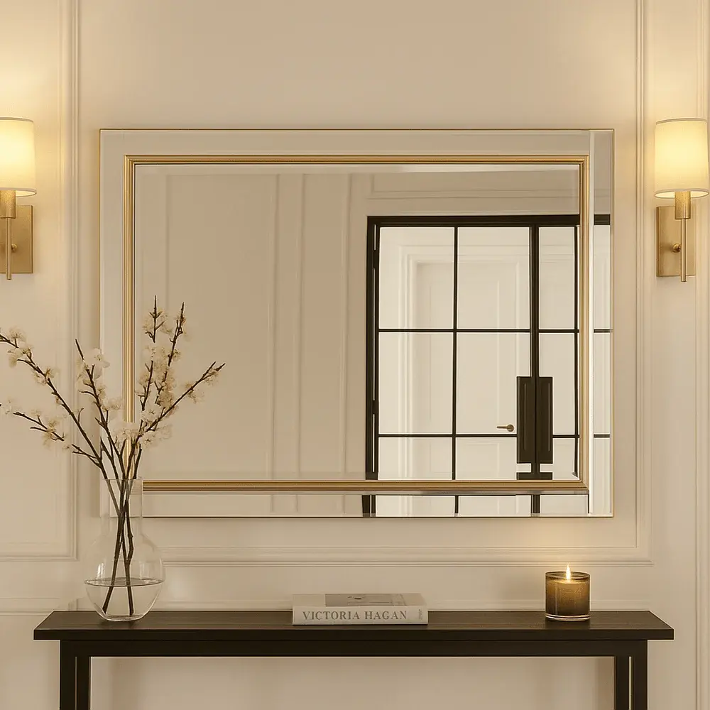Premium Frameless Yao Wall Mirror - Aurum