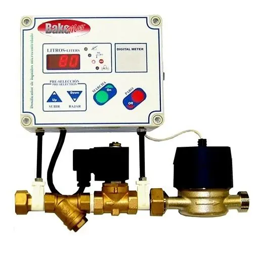 BakeMax Sustainable Digital Water Meter Automatic Mixer Regulation, BMWM015