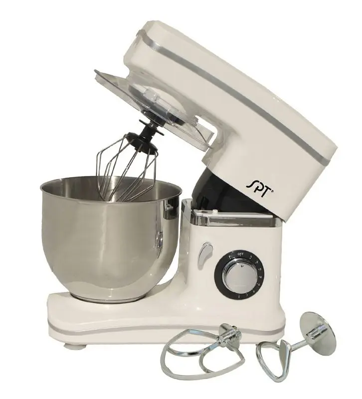 Sunpentown 8-Speed Stand Mixer (Cream), MM-106W