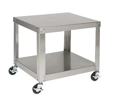 Univex 24" Mixer / Slicer Equipment Stand, under shelf & locking casters, utilize small slicers, Height: 30"...