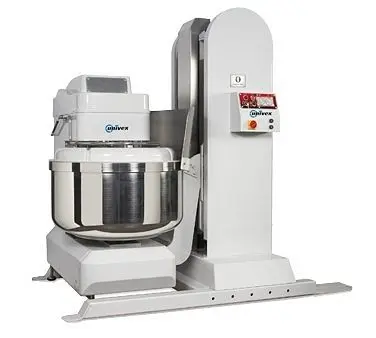 Univex Fade-Resistant Spiral Dough Mixer, 350 lb. dough capacity, Bowl Type: tilting, Height: 129", SL160LH