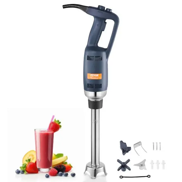 VEVOR Bright Commercial Immersion Blender 350W Heavy Duty, Shaft Length 12 , ZXSCJBQ350WBFMXPAV1