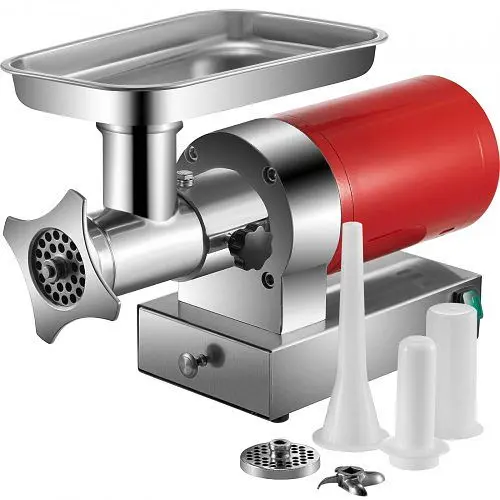 VEVOR Electric Meat Grinder, 661 Lbs/Hour1100 W Meat Grinder Machine, 1.5 HP Electric Meat Mincer, Ruby, Accessible Drawer...