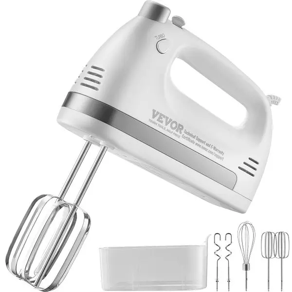 VEVOR Narrow Electric Hand Mixer, 5-Speed, JXSDDQ250W6YRE1NUV1