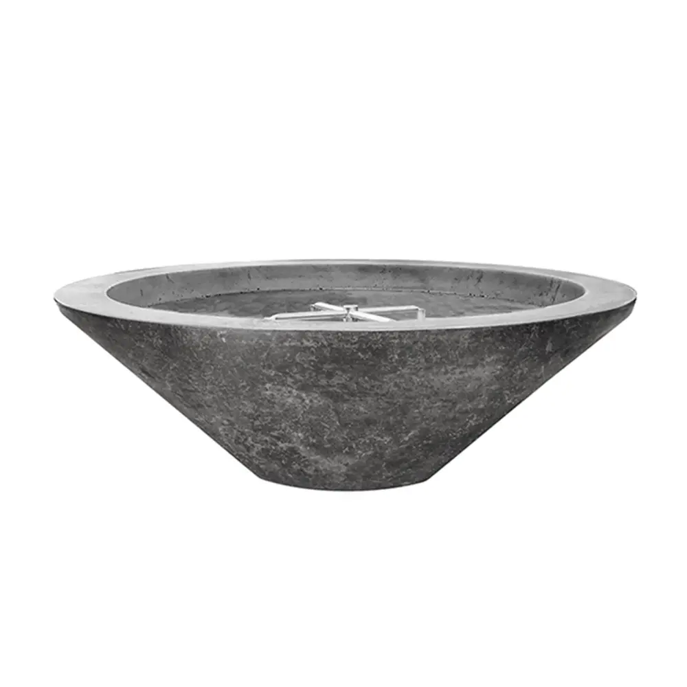 Prism Hardscapes - Embarcadero Pedestal Round Concrete Fire Bowl from USA