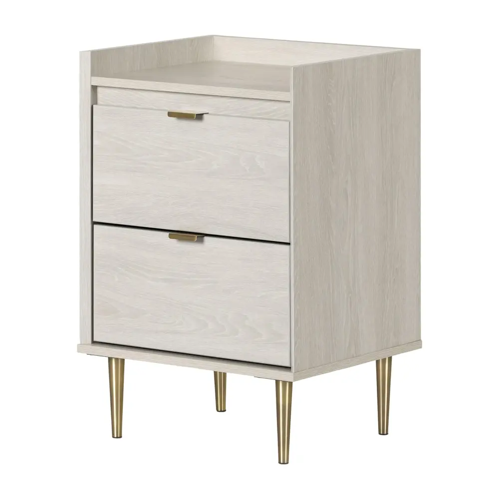 2-Drawer Nightstand - Hype Winter Oak
