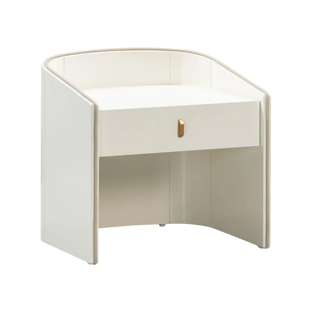 Certified Non-Toxic Collins Cream Lacquer Nightstand