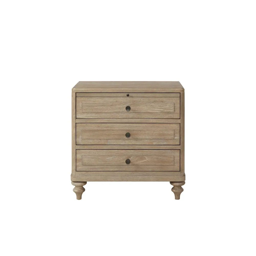 Certified Non-Toxic 3 Drawer Nightstand - Sand