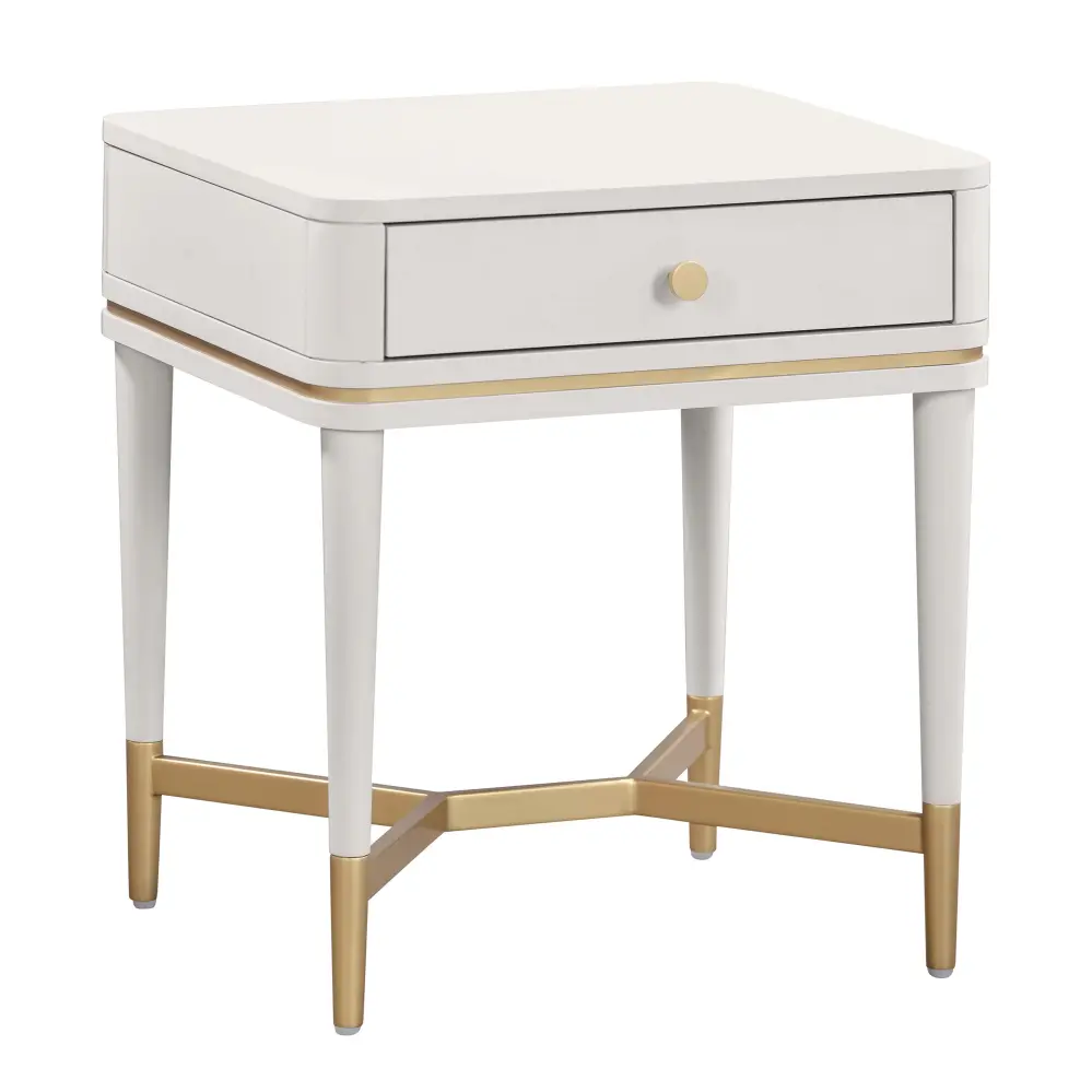Certified Non-Toxic Julieta Cream Nightstand