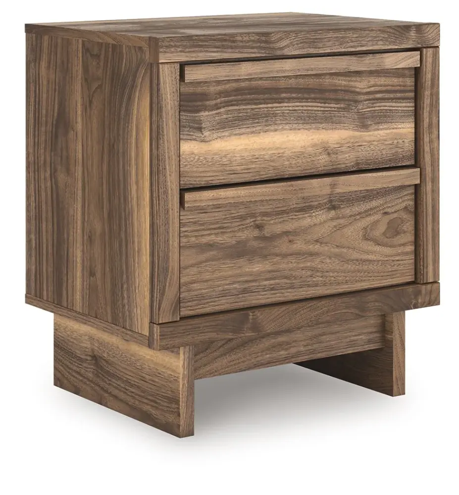 Chirason - Two Drawer Night Stand - Cocoa