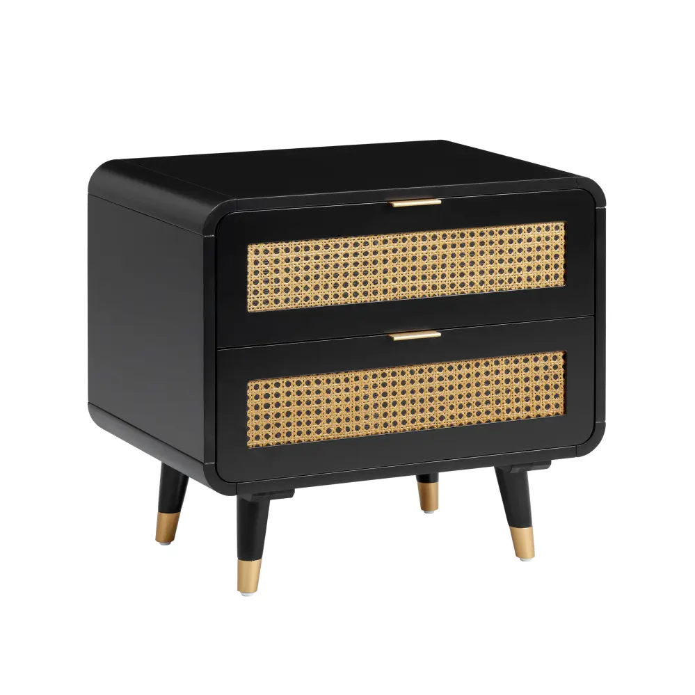 Christine Nightstand Sturdy Pine Wood