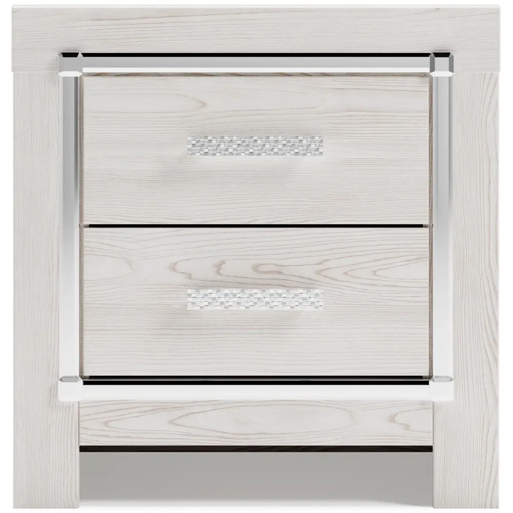 Diamond Contemporary Furniture Exclusive Design Altyra 2-Drawer Nightstand B2640-92