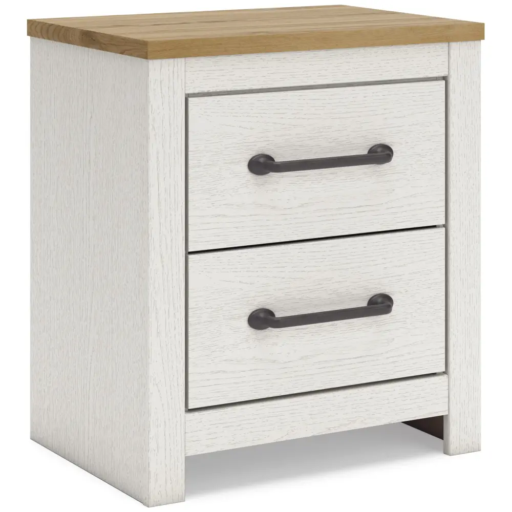 Diamond Minimalist Furniture Exclusive Design Linnocreek 2-Drawer Nightstand B3340-92