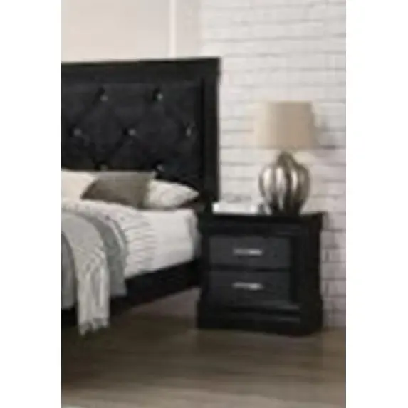 Diamond Modern Furniture CM Amalia 2-Drawer Nightstand B6918-2