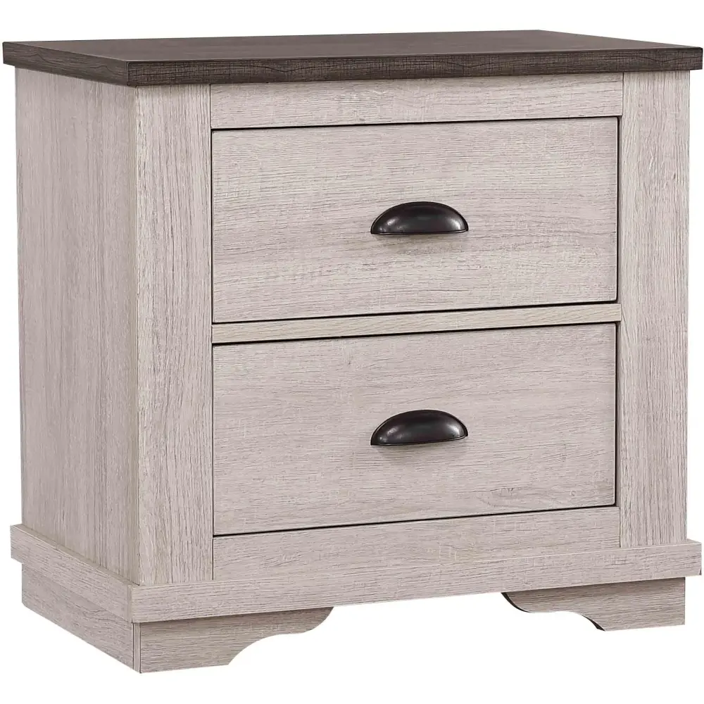 Diamond Modern Furniture CM Coralee 2-Drawer Nightstand B8130-2