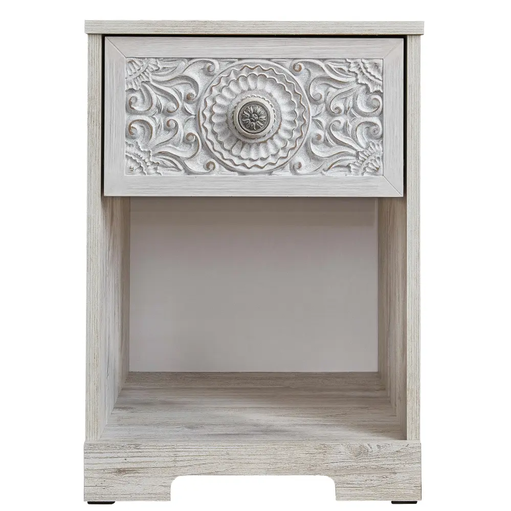 Diamond Modern Furniture Exclusive Design Paxberry 1-Drawer Nightstand EB1811-191