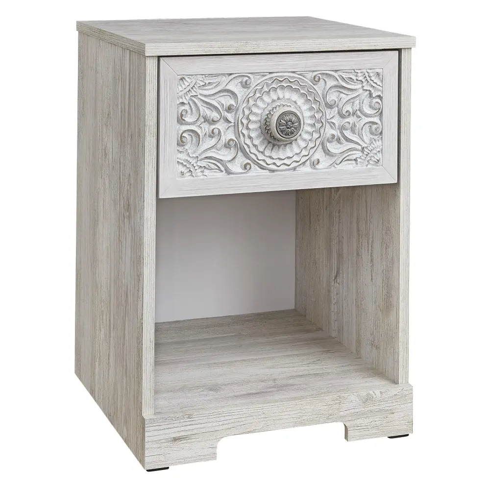 Diamond Modern Furniture Exclusive Design Paxberry 1-Drawer Nightstand EB1811-291