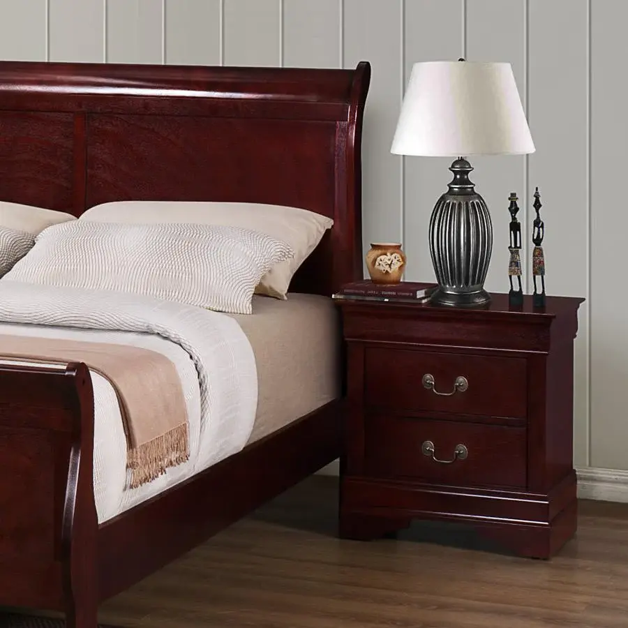 Diamond Modern Furniture CM Louis Philip 2-Drawer Nightstand B3850-2